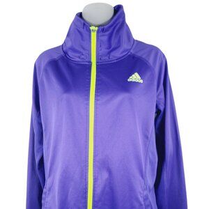 Adidas Women's Purple Game Day D84994 Full Zip Cross Training Jacket Size L